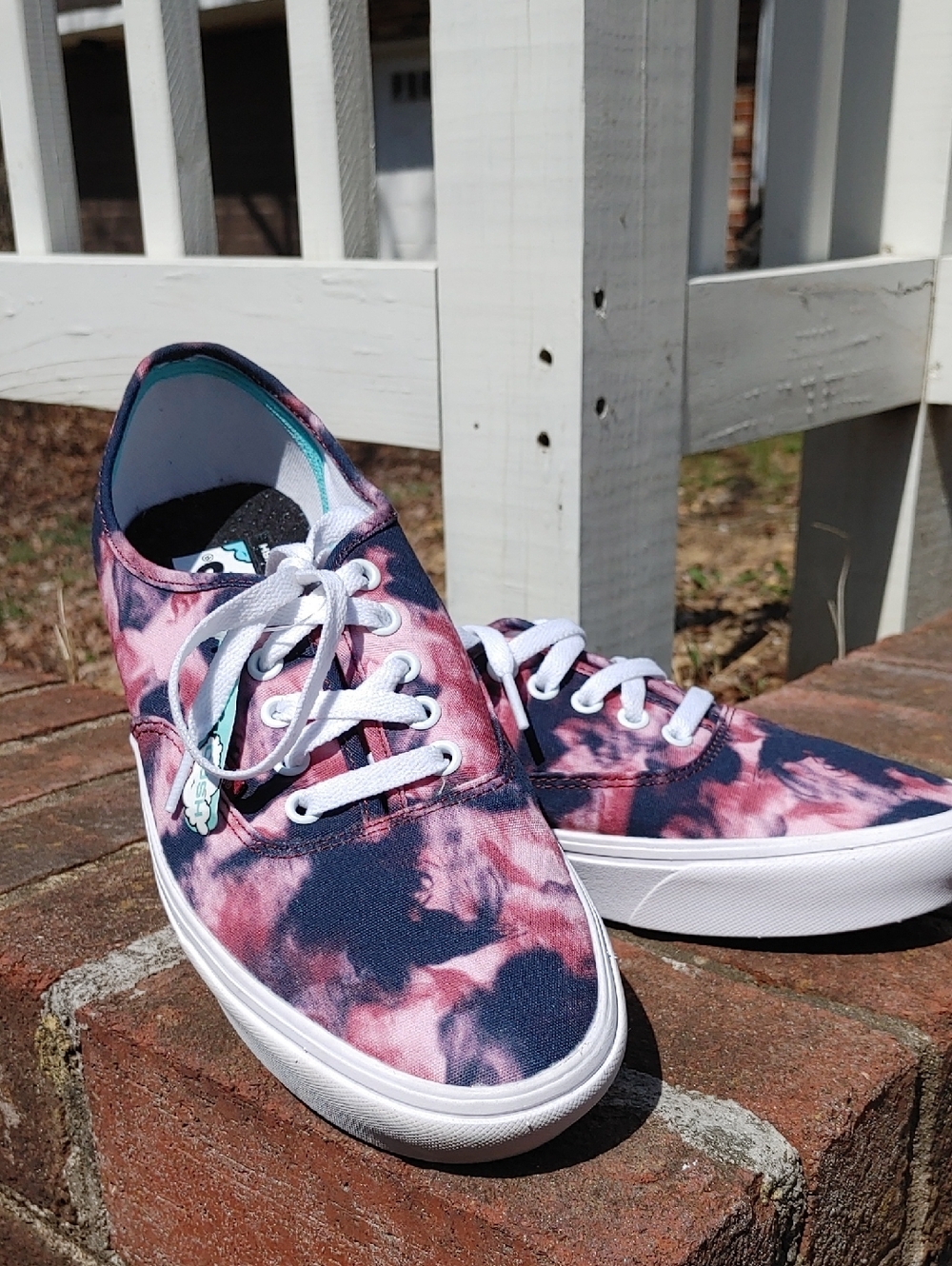 Vans Unisex ComfyCush Authentic 'Grunge Wash - Tie Dye' Sneaker Size 8 (1376)